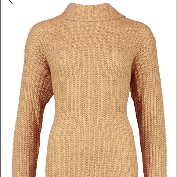 BooHoo NWT Roll Neck sweat dress - Picture 1 of 4